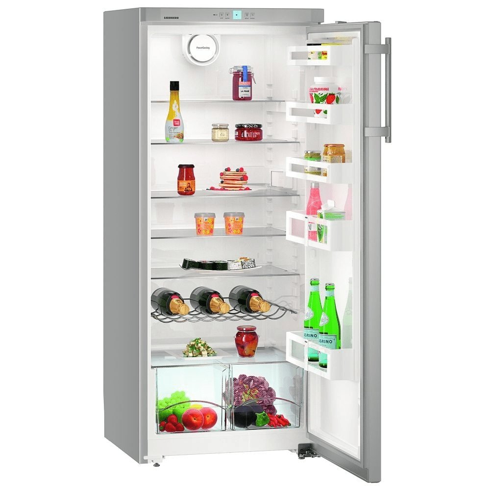 Liebherr Ksl3130 297 Litre Freestanding Larder Fridge 60cm Wide - Silver | Atlantic Electrics