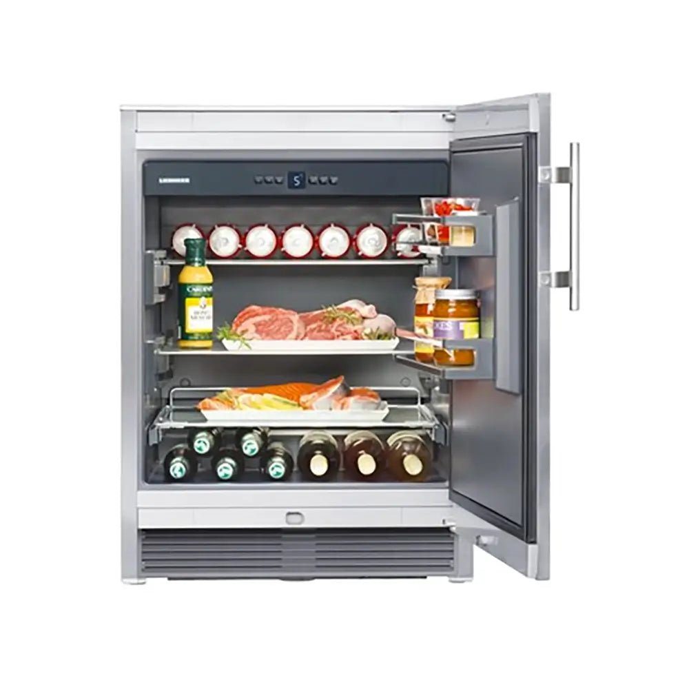 Liebherr OKES1750 Prime Outdoor Cooler, 59.8cm Wide - Stainless Steel Door | Atlantic Electrics