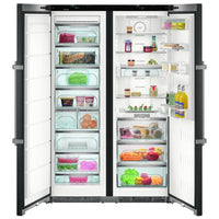 Thumbnail Liebherr SBSBS8683 Side by Side Combination with BioFresh, SoftSystem, 9 Freezer Drawers (includes 2 x half drawers), NoFrost- 39478214754527