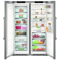 Thumbnail Liebherr SBSES8773 Fridge Freezer with BioFresh, SoftSystem, 8 Freezer Drawers, NoFrost - 39478218293471