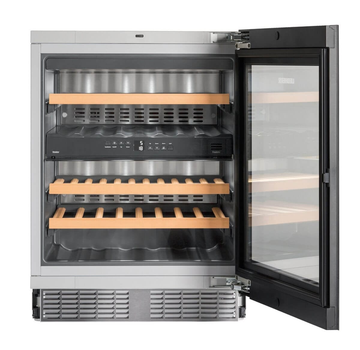 Liebherr UWTGB1682-20 60cm Built-Under 34 Bottle Wine Cooler, 2 Temperature Zone Black | Atlantic Electrics