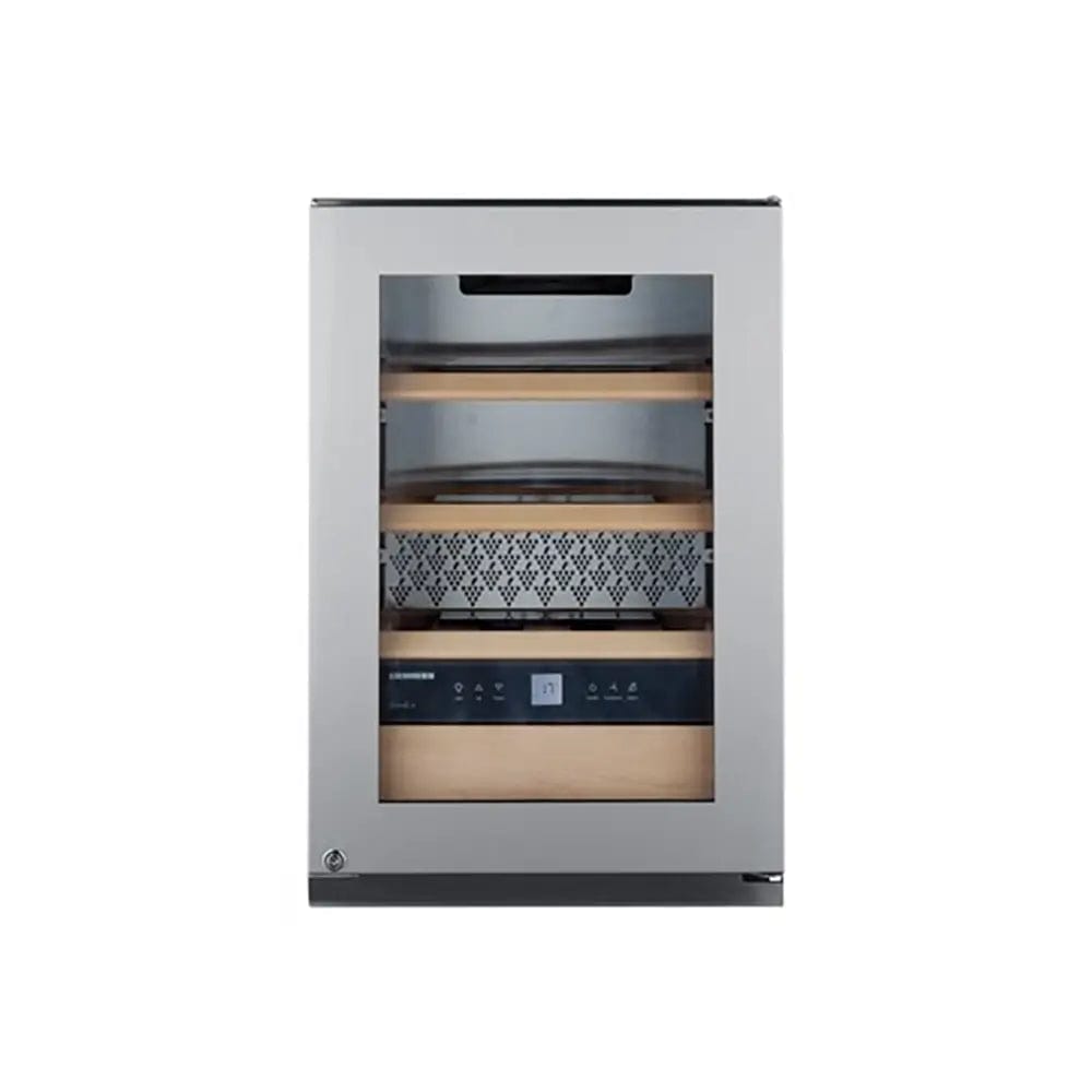 Liebherr WKES653 GrandCru 48 Litre Wine Storage Cabinet, 12 Bordeaux Bottles, 42.5cm Wide - Stainless Steel | Atlantic Electrics