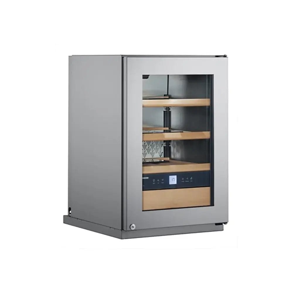 Liebherr WKES653 GrandCru 48 Litre Wine Storage Cabinet, 12 Bordeaux Bottles, 42.5cm Wide - Stainless Steel | Atlantic Electrics