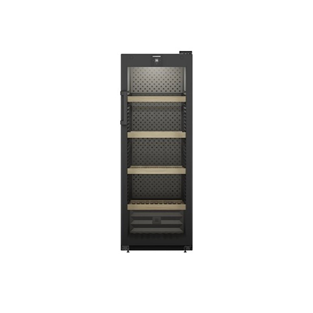 Liebherr WPBL5001 GrandCru 385 Litre Wine Storage Fridge, 196 0.75 Litre Bordeaux Bottles, 59.7cm Wide - Black | Atlantic Electrics