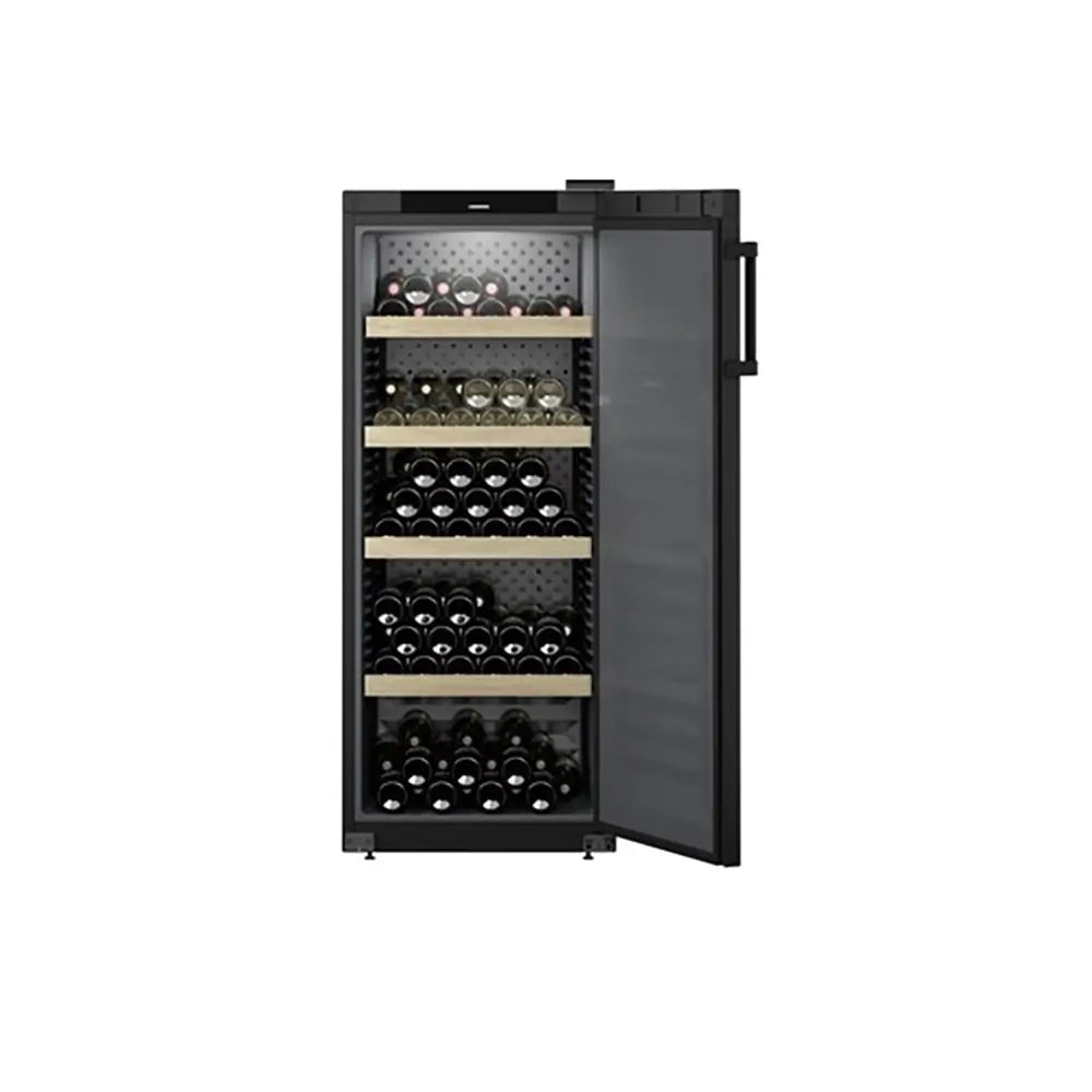 Liebherr WSBL4601 GrandCru 323 Litre Wine Storage Compartment, 166 0.75 Litre Bordeaux Bottles, 59.7cm Wide - Black | Atlantic Electrics