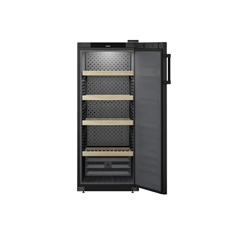 Liebherr WSBL4601 GrandCru 323 Litre Wine Storage Compartment, 166 0.75 Litre Bordeaux Bottles, 59.7cm Wide - Black | Atlantic Electrics