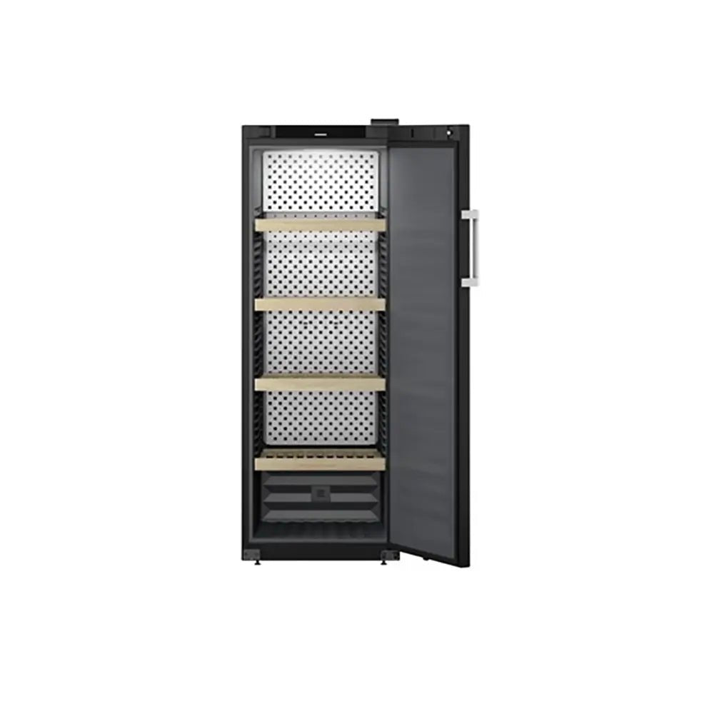 Liebherr WSBLI5031 GrandCru Selection 378 Litre Wine Storage Fridge, 196 0.75 Litre Bordeaux Bottles, 59.7cm Wide - Black | Atlantic Electrics
