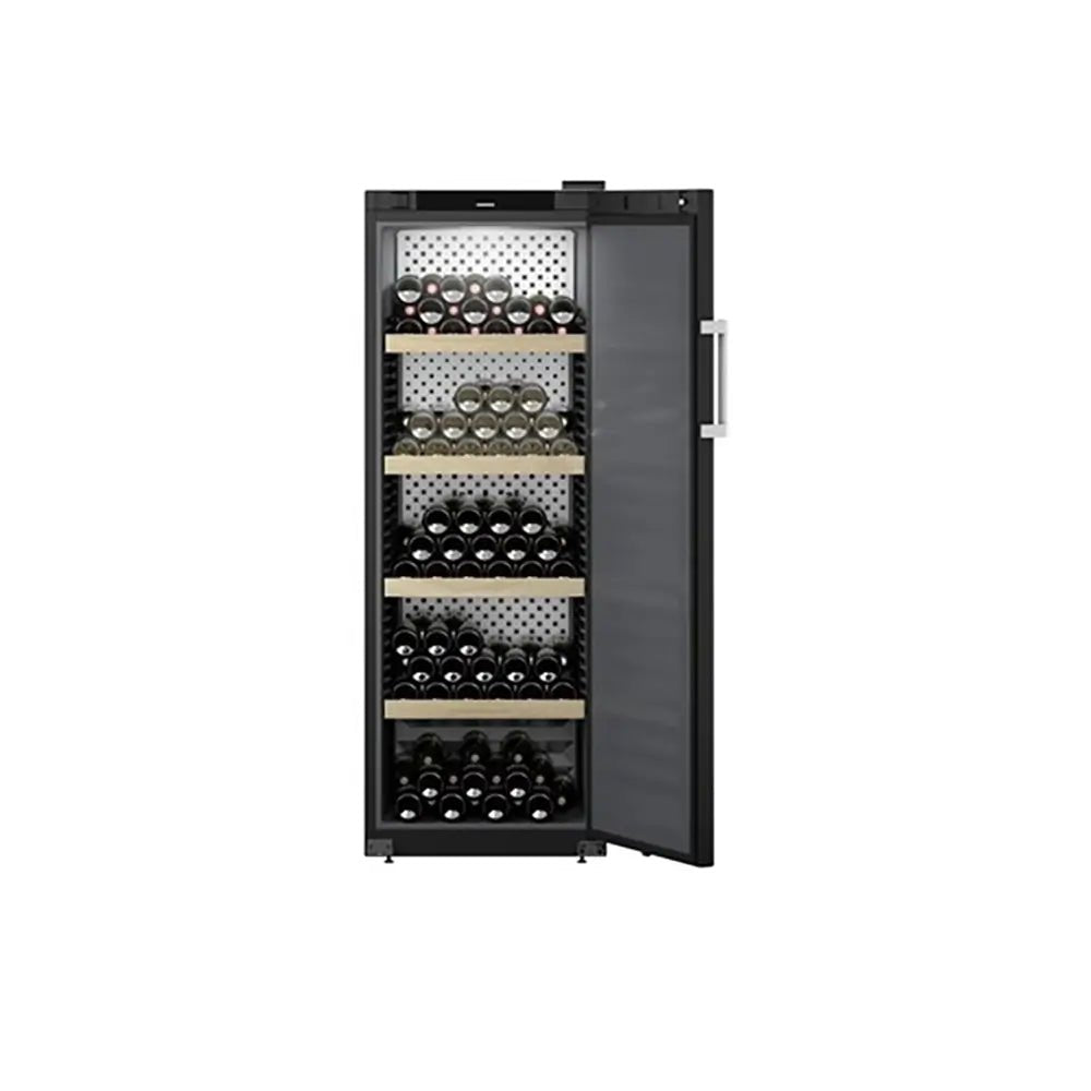 Liebherr WSBLI5031 GrandCru Selection 378 Litre Wine Storage Fridge, 196 0.75 Litre Bordeaux Bottles, 59.7cm Wide - Black | Atlantic Electrics