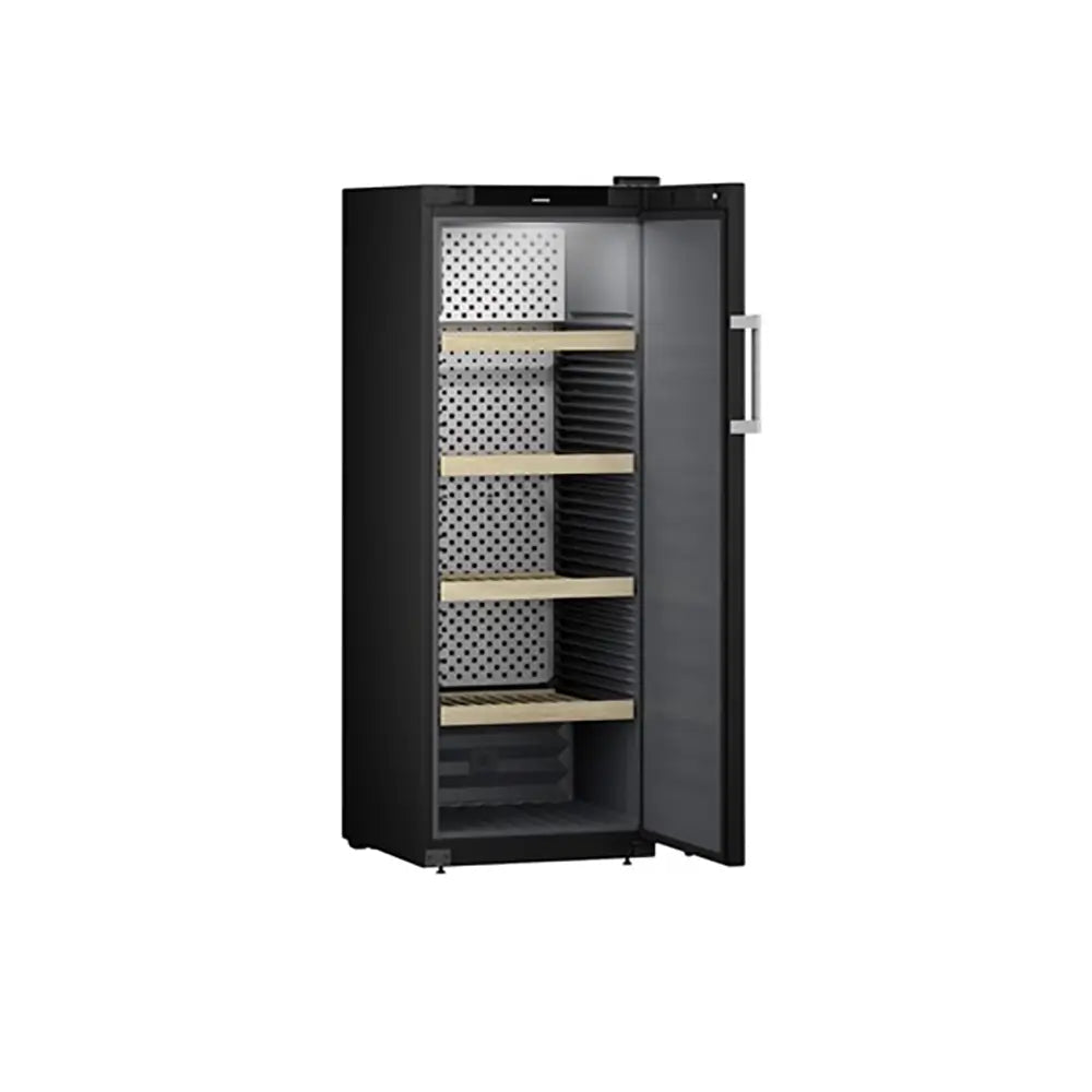 Liebherr WSBLI5031 GrandCru Selection 378 Litre Wine Storage Fridge, 196 0.75 Litre Bordeaux Bottles, 59.7cm Wide - Black | Atlantic Electrics