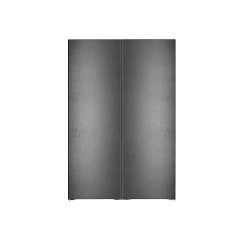 Liebherr XRFBD5220 Plus Side-by-Side Combination Refrigerator Freezer with NoFrost, 59.7cm Wide - BlackSteel | Atlantic Electrics