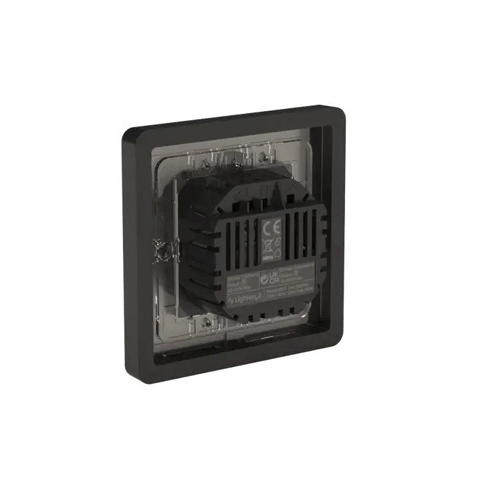 Lightwave LP22MK2 Smart Dimmer with Energy Monitoring, 2 Gang, Stainless Steel Works with Alexa, Google Assistant, HomeKit. iOS & Android Compatible | Atlantic Electrics