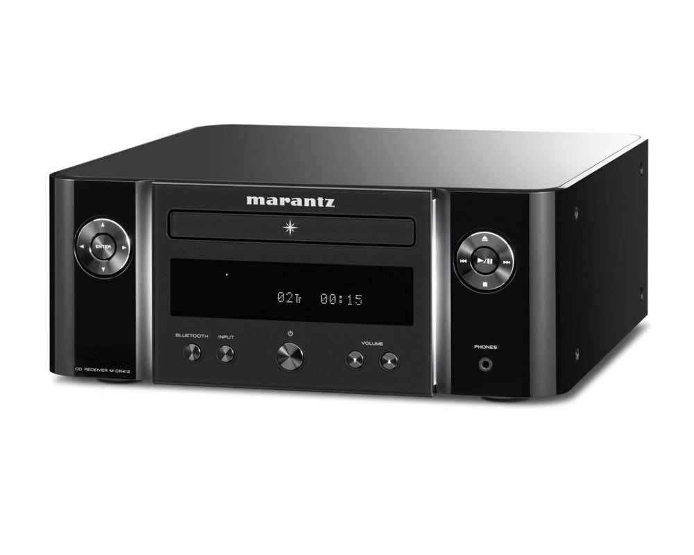 Marantz Melody MCR412 All in One Wireless Music System - Black - Atlantic Electrics - 39478246539487