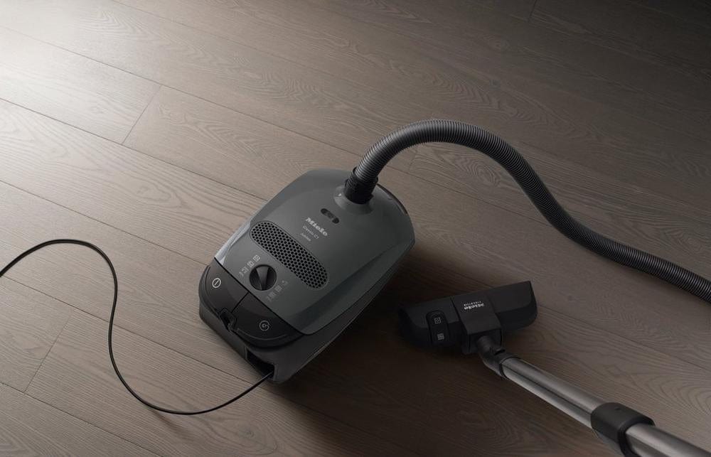 Miele Classic C1 POWERLINE 800W Bagged Vacuum Cleaner - Graphite Grey | Atlantic Electrics