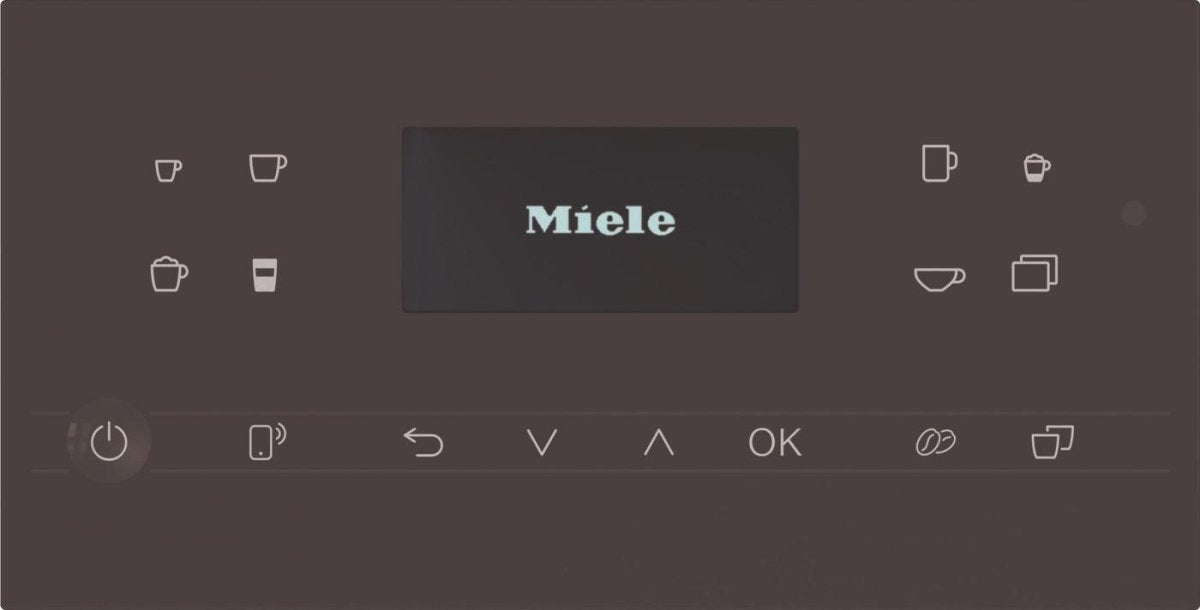Miele CM6560 Freestanding Coffee Machine Obsidian Black - Obsidian Black | Atlantic Electrics
