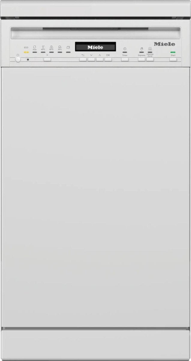 Miele G5740SC Freestanding Dishwasher, Hot Water Connection - White | Atlantic Electrics