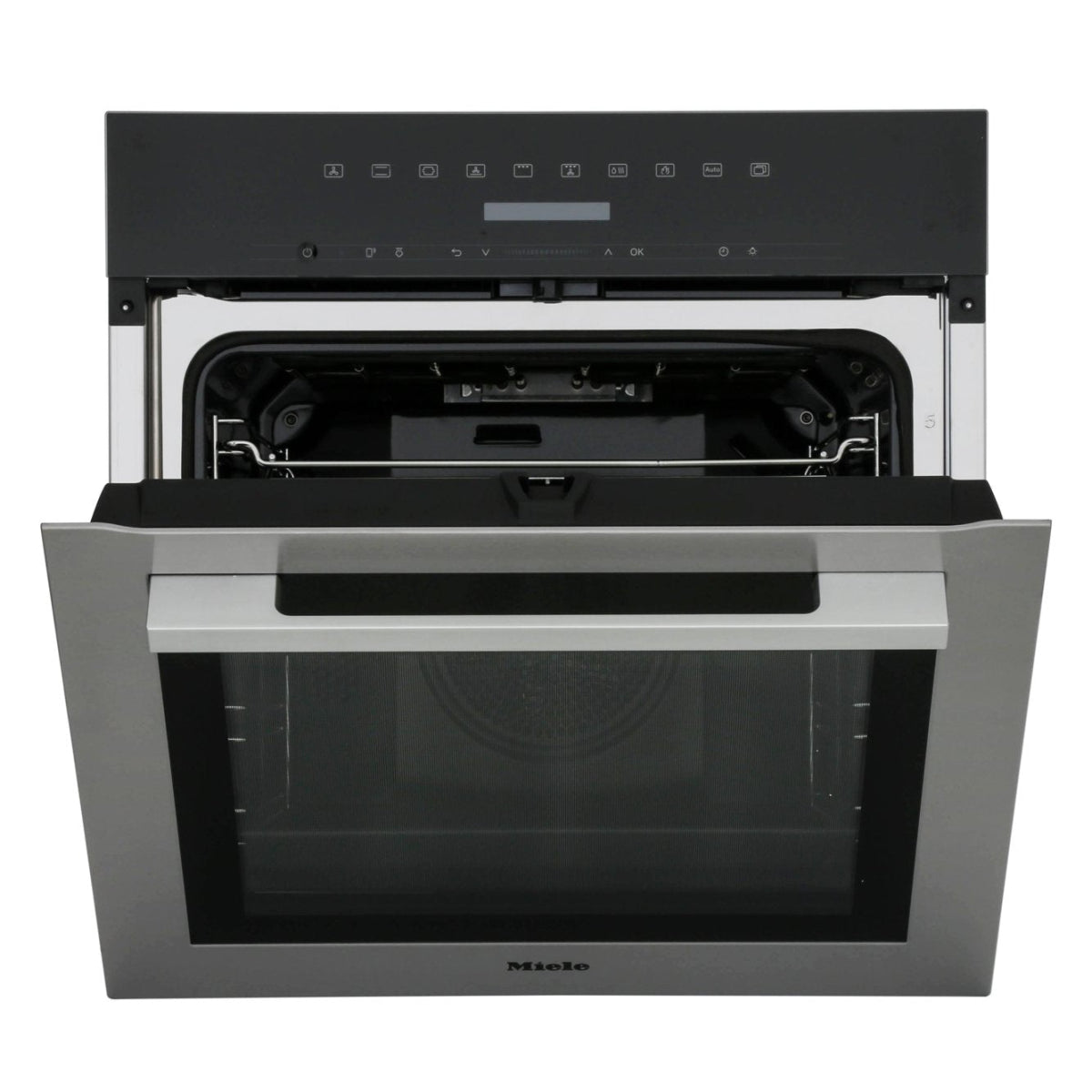 Miele H7164BP 76 Litre Built-In Oven with Miele@home & Pyrolytic Cleaning - 59.5cm Wide | Atlantic Electrics
