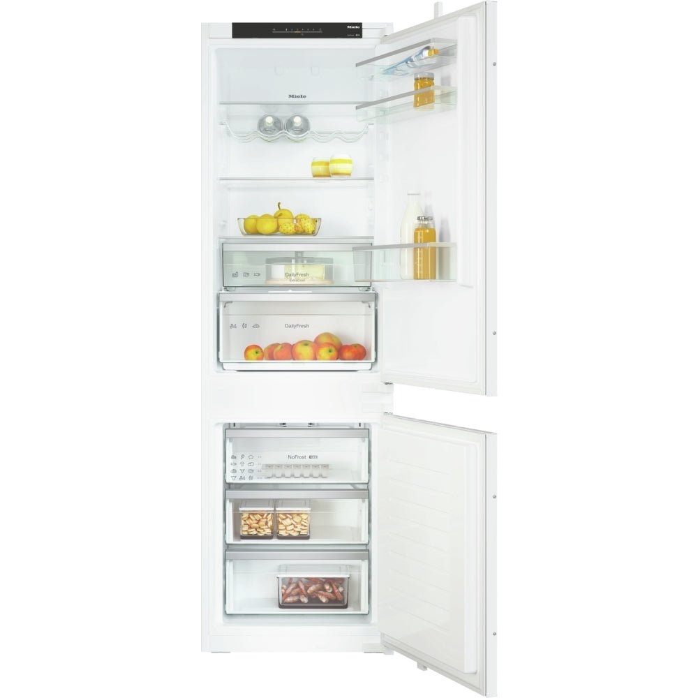 Miele KDN7713E Active 260 Litre Built-In Fridge Freezer Combination with DailyFresh ExtraCool & NoFrost - Sliding Door Connection | Atlantic Electrics