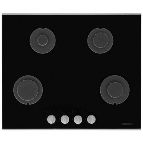Miele KM3010 Stainless Steel Gas On Glass 4 Burner Hob | Atlantic Electrics