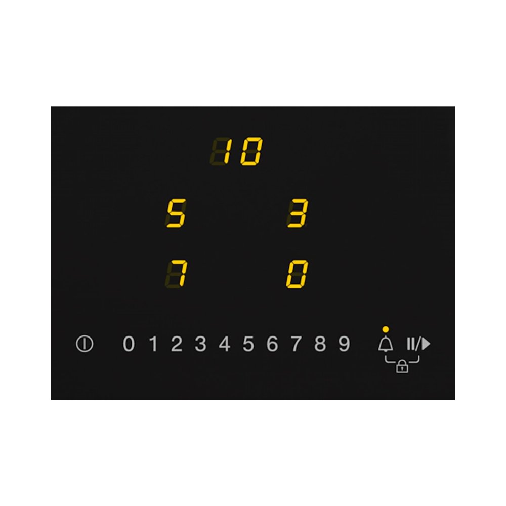 Miele KM7201FR 57.4cm Wide Induction Hob, 4 Cooking Zones, Stainless Steel Frame | Atlantic Electrics