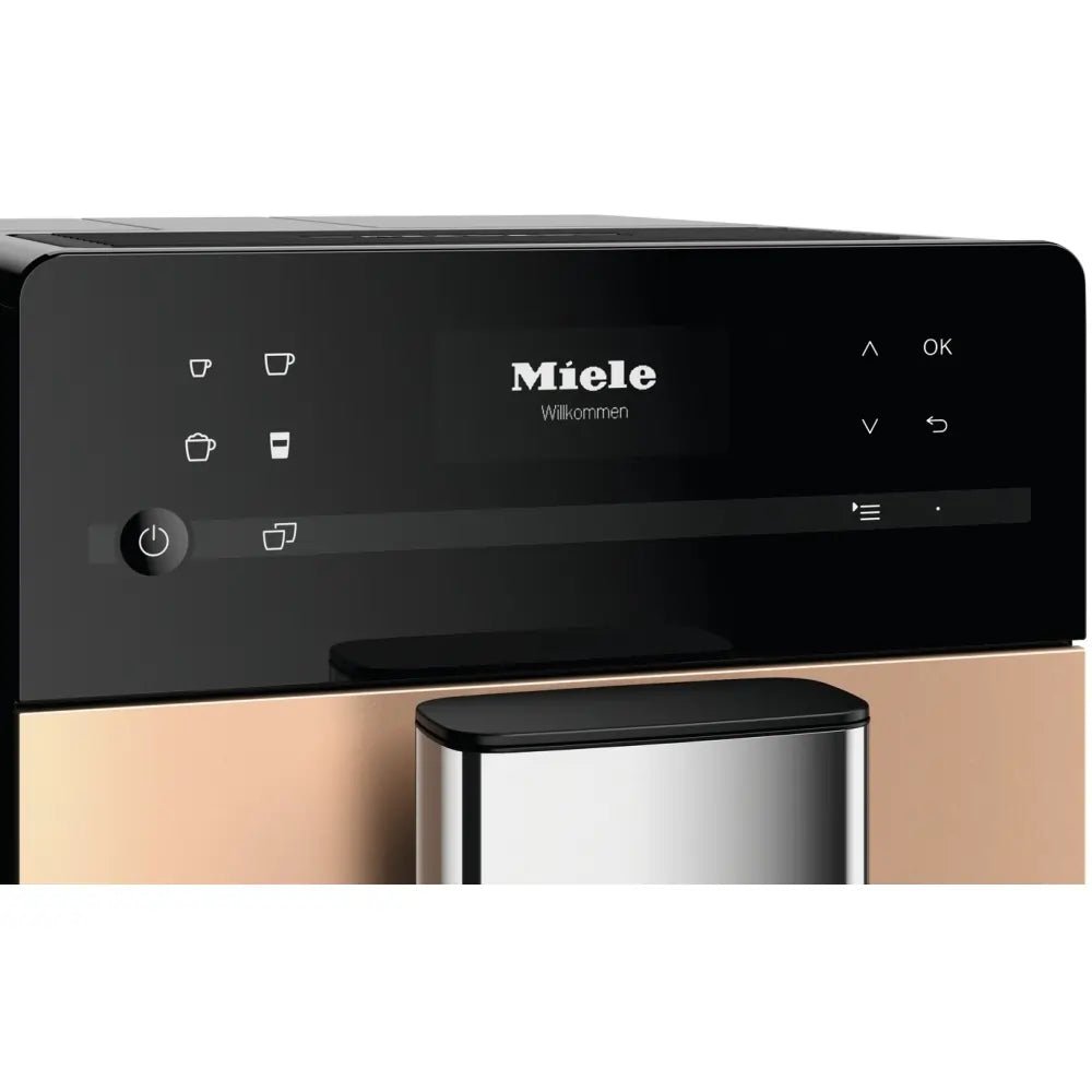 Miele Silence CM5510 Bean to Cup Coffee Machine - Black / Rose Gold | Atlantic Electrics
