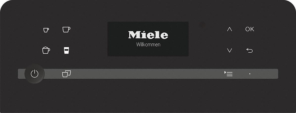 Miele Silence CM5510 Bean to Cup Coffee Machine - Black / Rose Gold | Atlantic Electrics