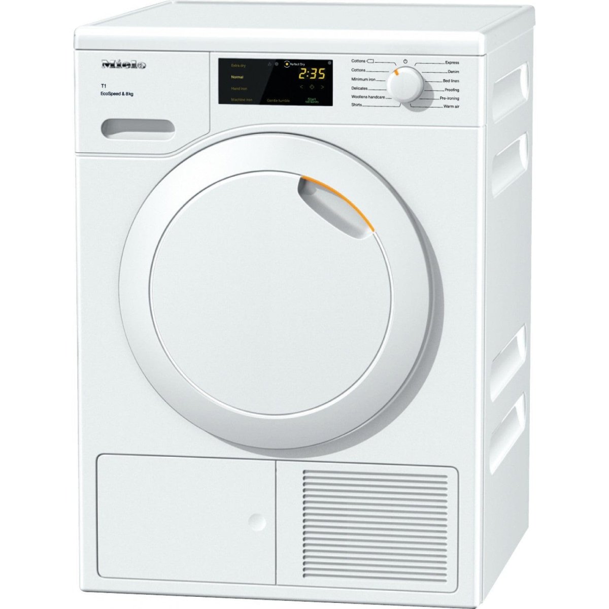 Miele TCB140WP 7kg Heat Pump Tumble Dryer with LED Lightinge | Atlantic Electrics