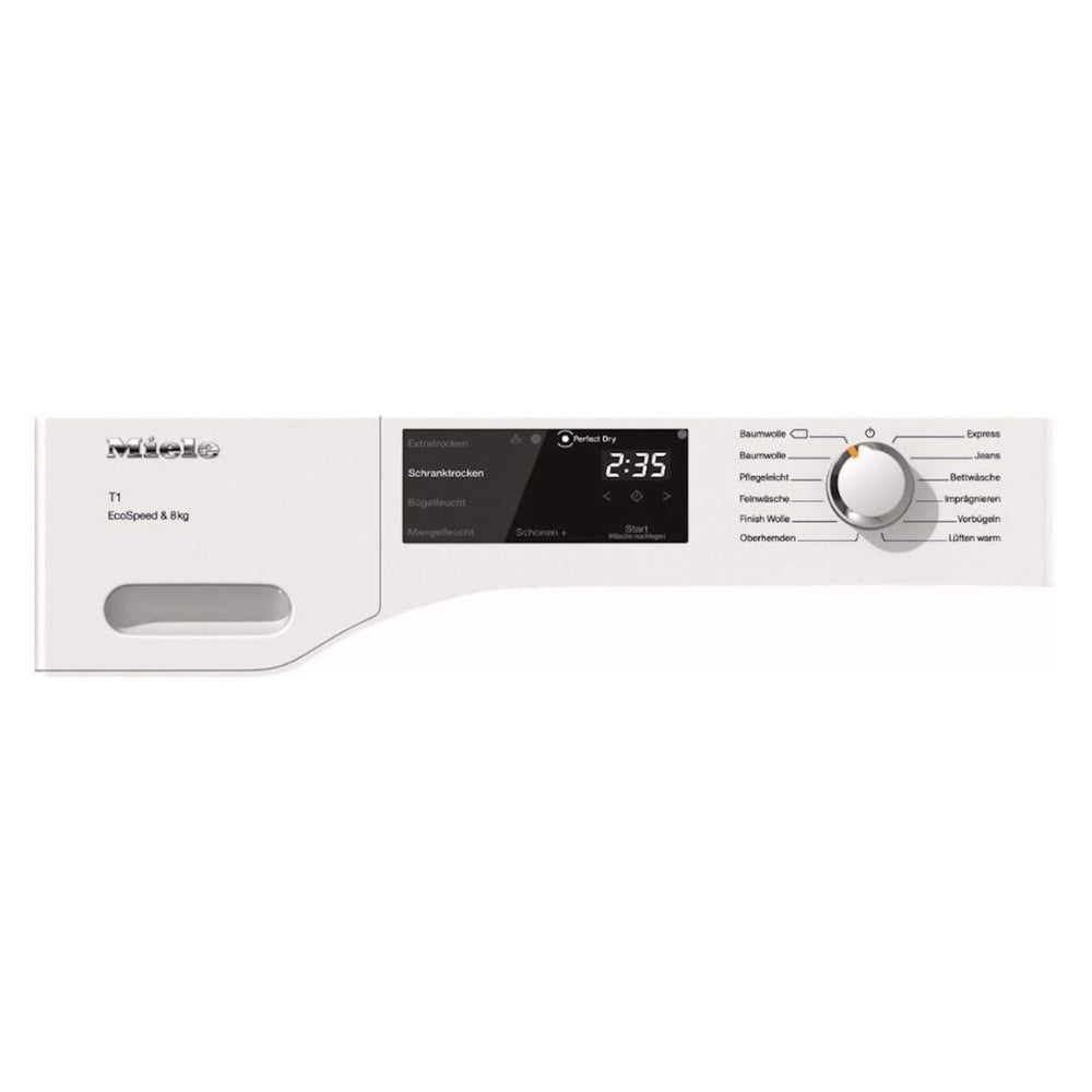 Miele TCF640WP 8kg Heat Pump Tumble Dryer with EcoSpeed - Atlantic Electrics - 39478273343711