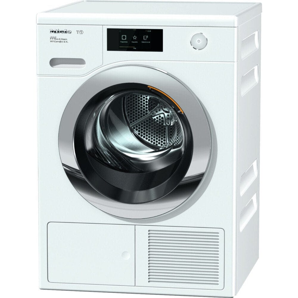 Miele TCR860WP Heat Pump Tumble Dryer, 9kg Load, A+++ Energy Rating, White - Atlantic Electrics - 39478271934687