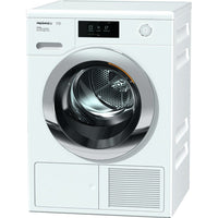 Thumbnail Miele TCR860WP Heat Pump Tumble Dryer, 9kg Load, A+++ Energy Rating, White - 39478271934687