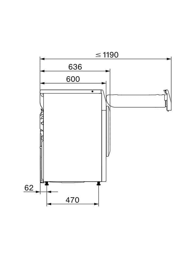 Miele TEL785WP Freestanding Heat Pump Tumble Dryer, 9kg Load, White | Atlantic Electrics