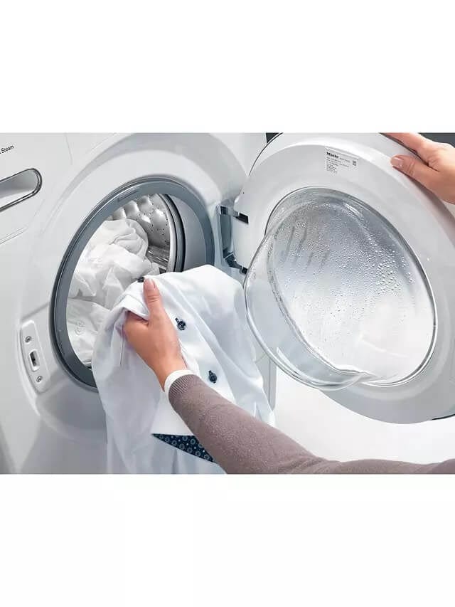 Miele WED665 Freestanding Washing Machine, 8kg Load, 1400rpm Spin, White | Atlantic Electrics