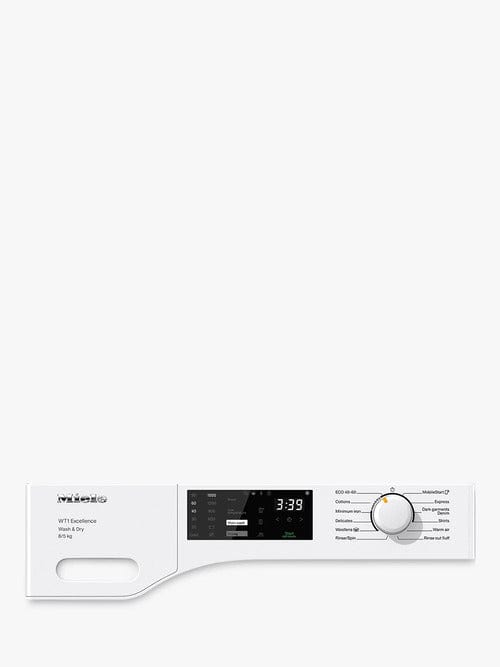 Miele WTD165 Freestanding Washer Dryer, 8kg/5kg Load, 1500rpm Spin, White | Atlantic Electrics