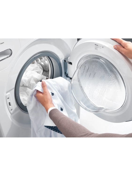 Miele WTD165 Freestanding Washer Dryer, 8kg/5kg Load, 1500rpm Spin, White | Atlantic Electrics