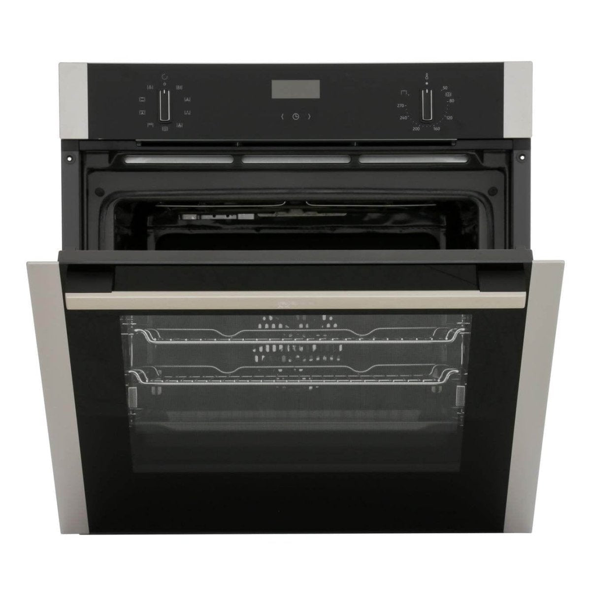 Neff B1ACE4HN0B Electric CircoTherm Single Oven Oven - BLACK-STEEL | Atlantic Electrics