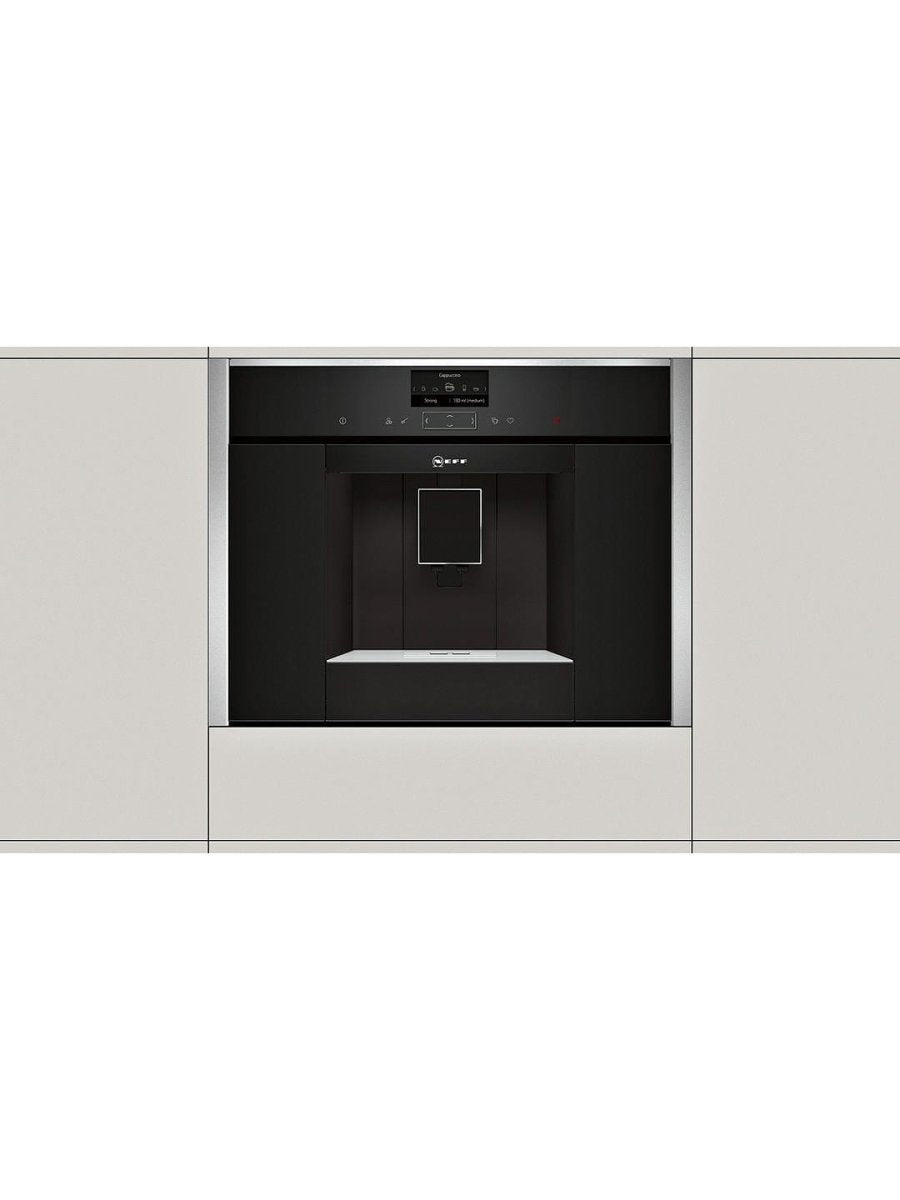 Neff C17KS61HO Fully Automatic Built-in Coffee Machine With Touch Controls & Home Connect - Black | Atlantic Electrics