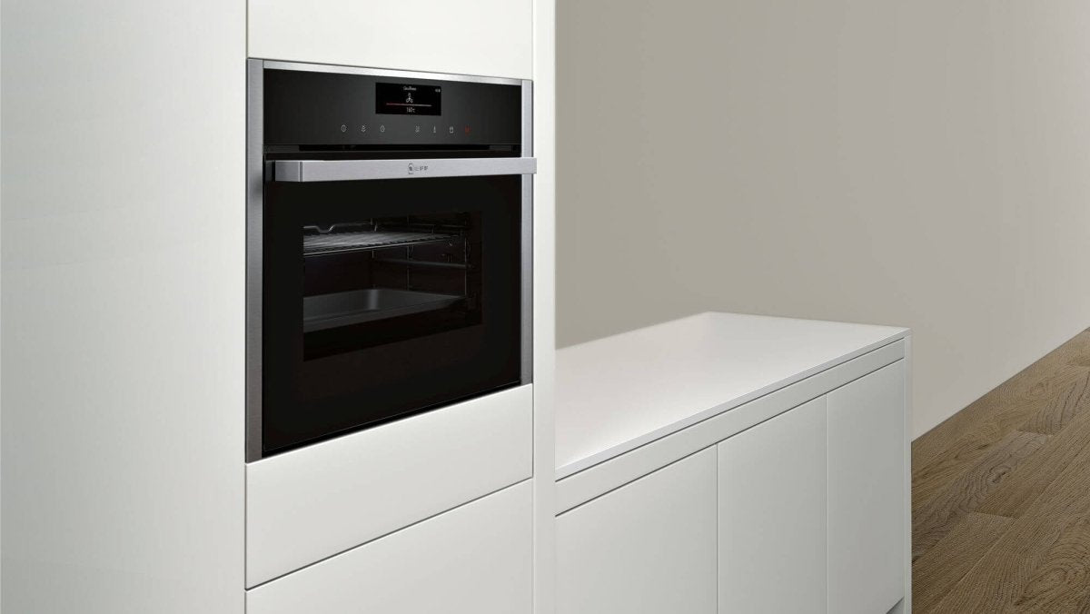 Neff C18FT56H0B N 90 Built-in compact oven with steam function Stainless steel | Atlantic Electrics