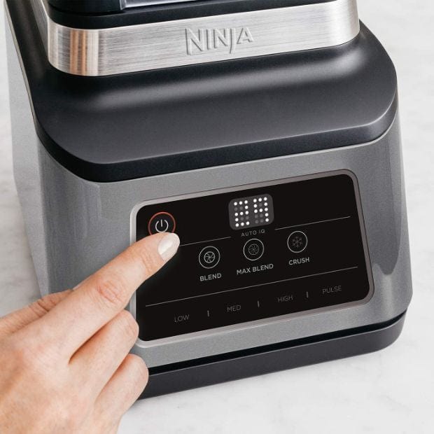 Ninja BN750UK 2-in-1 Blender with Auto-iQ - Black-Sliver | Atlantic Electrics