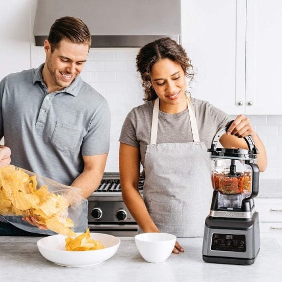 Ninja BN800UK 3-in-1 Blender and Food Processor with Auto IQ - Black-Silver | Atlantic Electrics