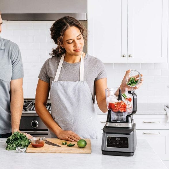 Ninja BN800UK 3-in-1 Blender and Food Processor with Auto IQ - Black-Silver | Atlantic Electrics