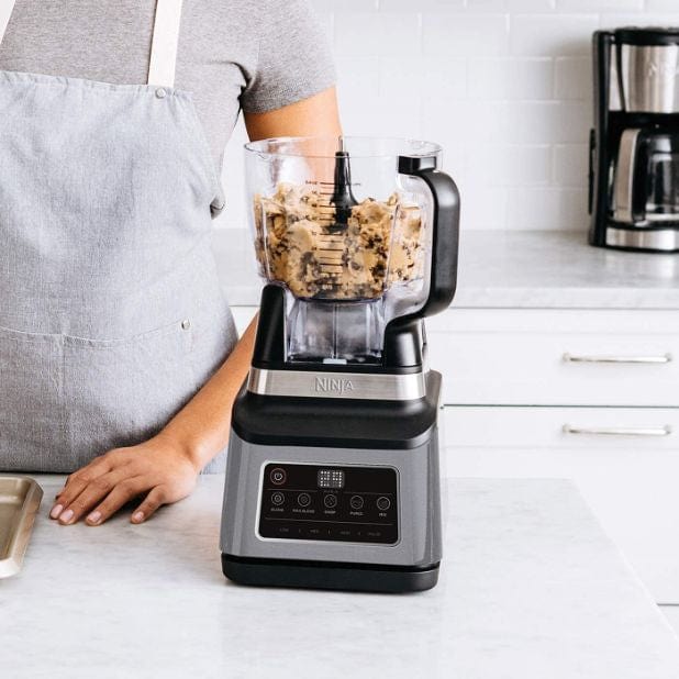 Ninja BN800UK 3-in-1 Blender and Food Processor with Auto IQ - Black-Silver | Atlantic Electrics
