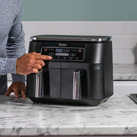 Thumbnail Ninja Foodi AF300UK 7.6L Dual Zone Air Fryer and Dehydrator Black - 39478298935519