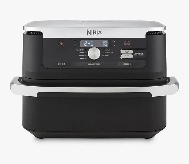 Ninja AF500UK Foodi FlexDrawer Dual Air Fryer 10.4L Black | Atlantic Electrics - 40528734978271 