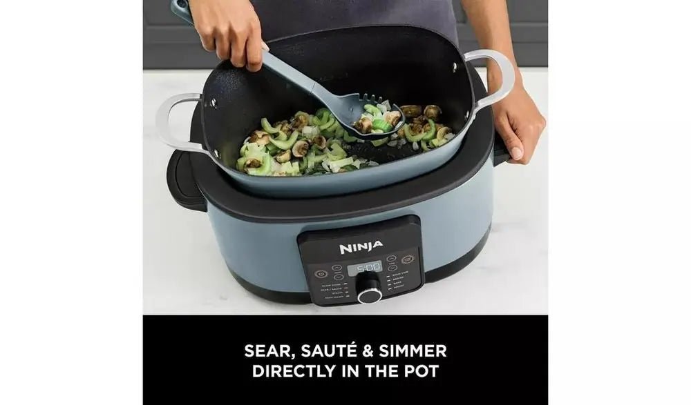 Ninja Foodi PossibleCooker MC1001UK 8-in-1 Slow Cooker/Multi-cooker - Blue | Atlantic Electrics