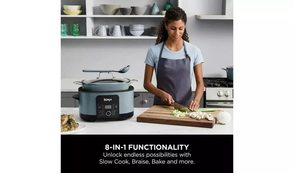 Ninja Foodi PossibleCooker MC1001UK 8-in-1 Slow Cooker/Multi-cooker - Blue | Atlantic Electrics - 40560983539935 