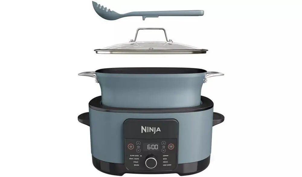 Ninja Foodi PossibleCooker MC1001UK 8-in-1 Slow Cooker/Multi-cooker - Blue | Atlantic Electrics - 40560983376095 