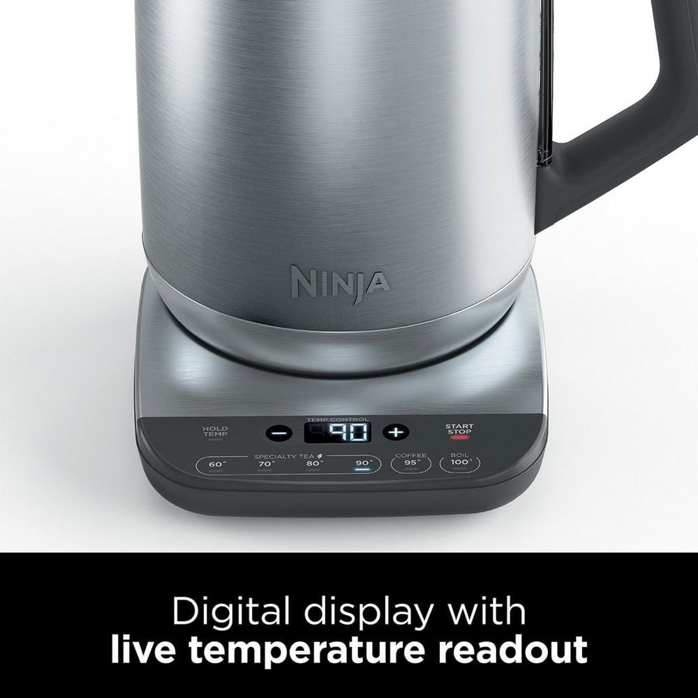 Ninja KT201UK 1.7 Litres Jug Kettle Stainless Steel | Atlantic Electrics