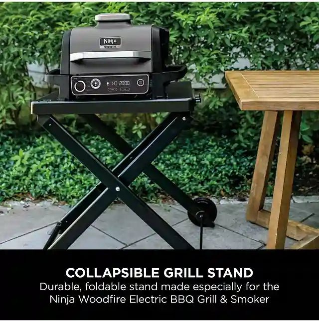 Ninja XSKGRLLSTDEUK Woodfire Electric BBQ Grill Stand - OG701UK | Atlantic Electrics