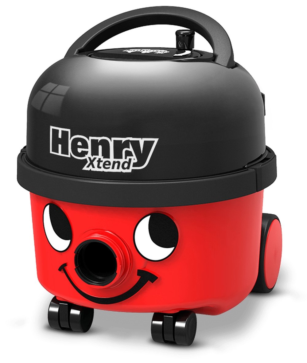 Numatic Henry 910323 Bagged Cylinder Vacuum Cleaner, 620W, 6 Litres, Red and Black | Atlantic Electrics - 39478305882335 