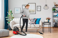 Thumbnail Numatic Henry 910323 Bagged Cylinder Vacuum Cleaner, 620W, 6 Litres, Red and Black | Atlantic Electrics- 39478305915103