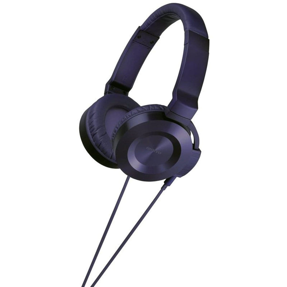 ONKYO ESFC300V Violet over-ear headphones with violet detachable cable | Atlantic Electrics - 39478302736607 